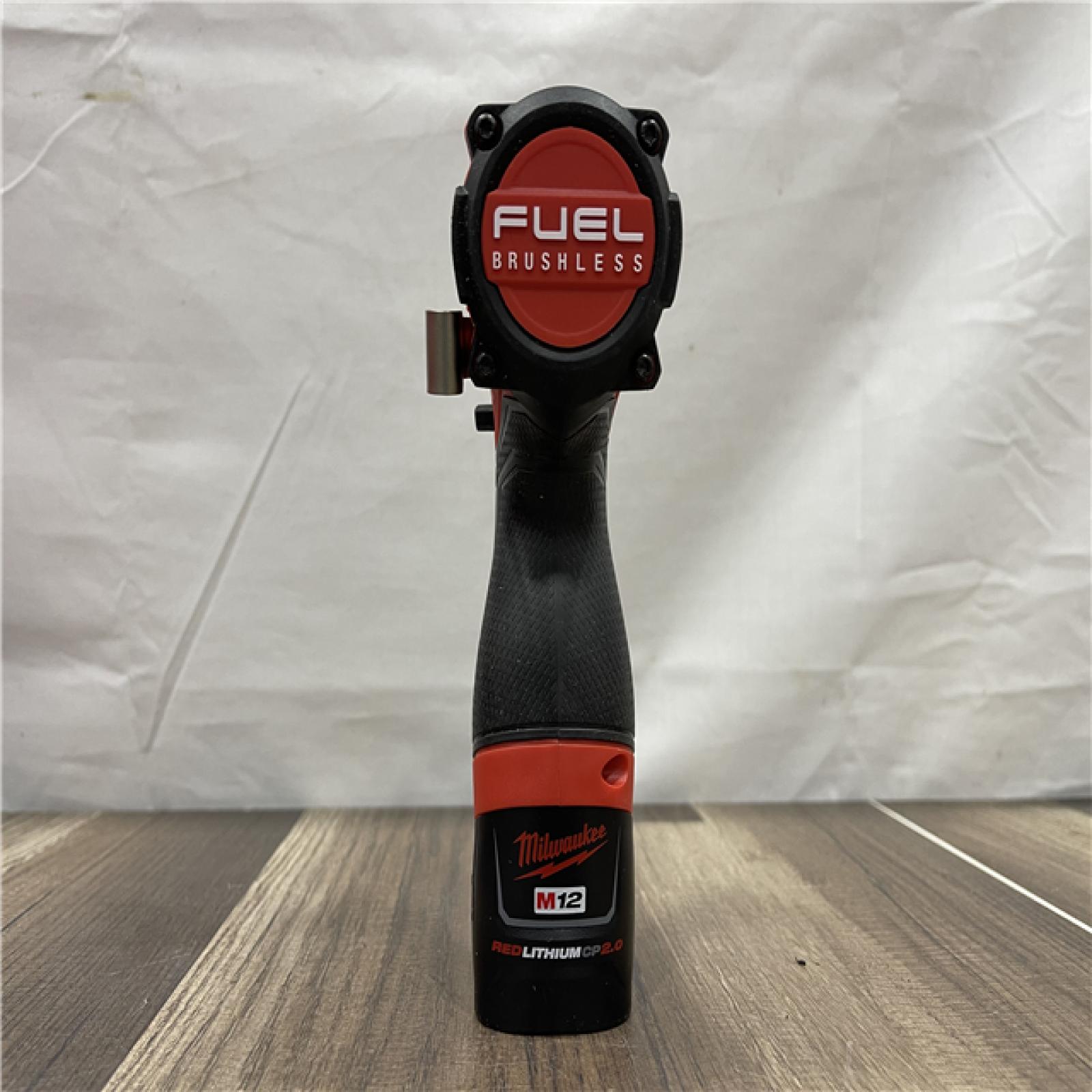 AS-IS Milwaukee FUEL 12V Lithium-Ion Brushless Cordless 1/4 in. Hex Impact Driver Kit