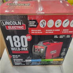 CALIFORNIA NEW LINCOLN ELECTRIC 180HD WELD-PAK