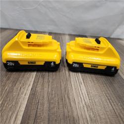 AS-IS - Dewalt 20-Volt MAX Lithium-Ion 4.0 Ah Compact Battery Pack (2-Pack)