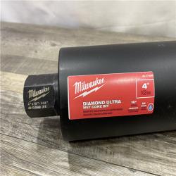 AS-IS Milwaukee 4 in. Diamond Ultra Wet Core Bit