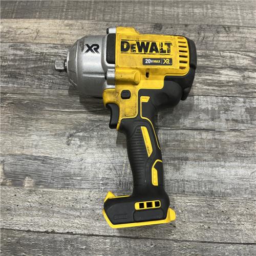AS-IS DEWALT 20V MAX XR Cordless Brushless 1/2 in. High Torque Impact Wrench with Detent Pin Anvil (Tool Only)