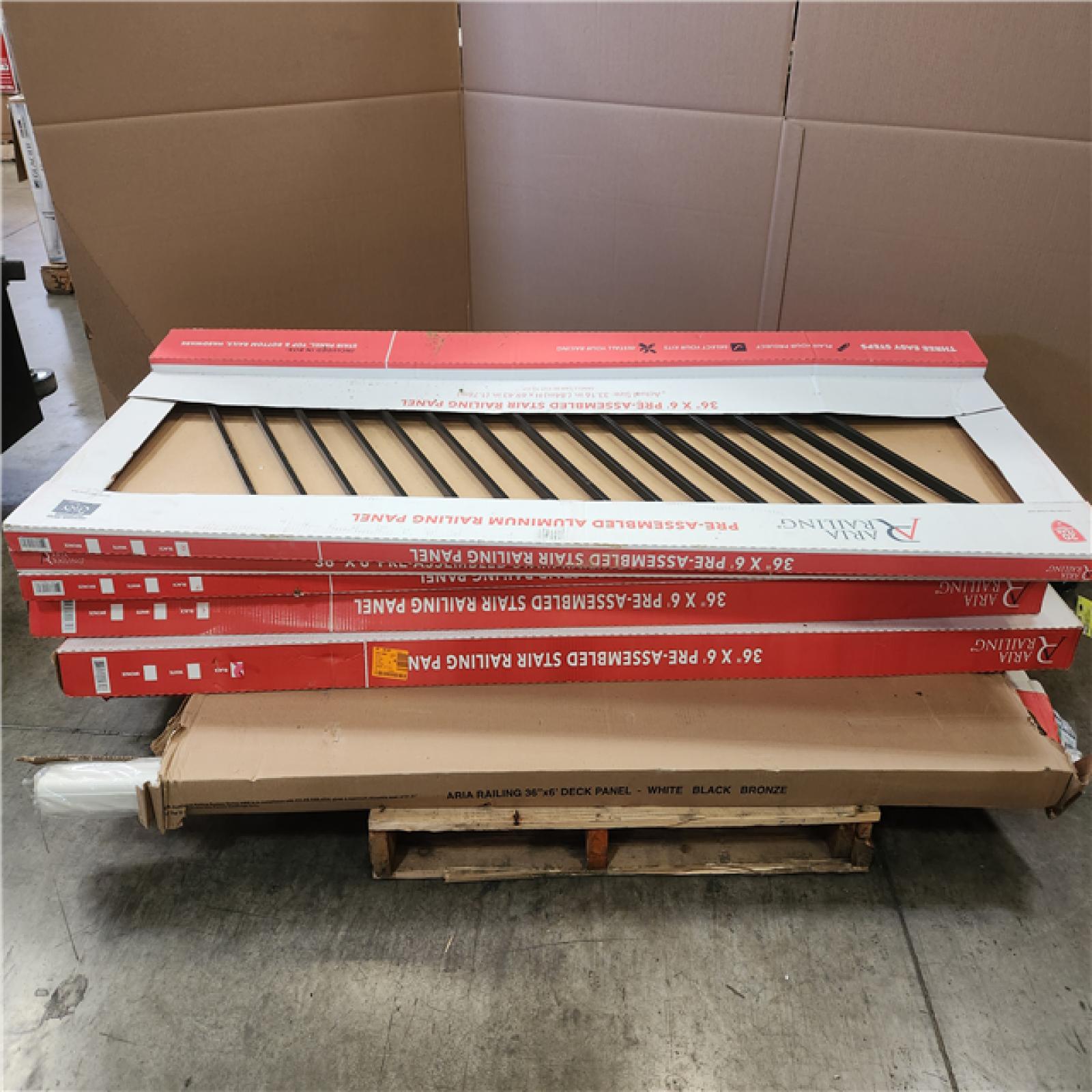 Phoenix Aria Railing Panel (36x6') Pallet 7 Boxes