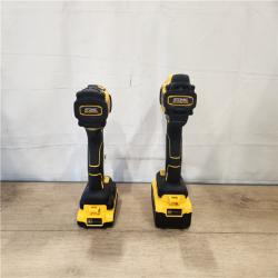 AS-IS- DeWalt 2-Tool Combo Kit W/ (2) BATTERY & CHARGER