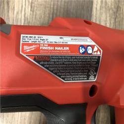 AS-IS Milwaukee  FUEL 18-Volt Lithium-Ion Brushless Cordless Gen II 16-Gauge Angled Finish Nailer (Tool-Only)