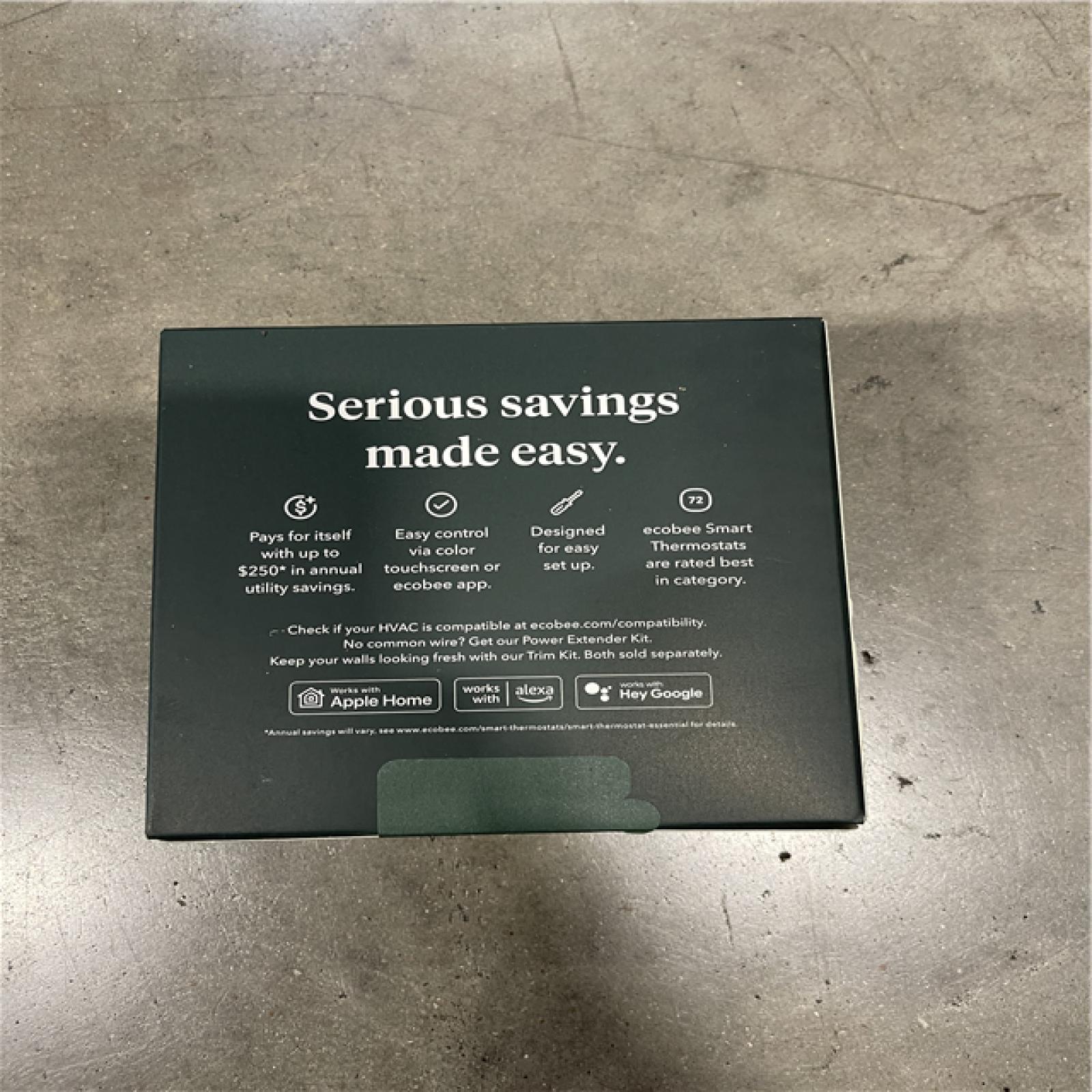 NEW! -  ecobee Smart Thermostat Essential Learning Programmable Thermostat