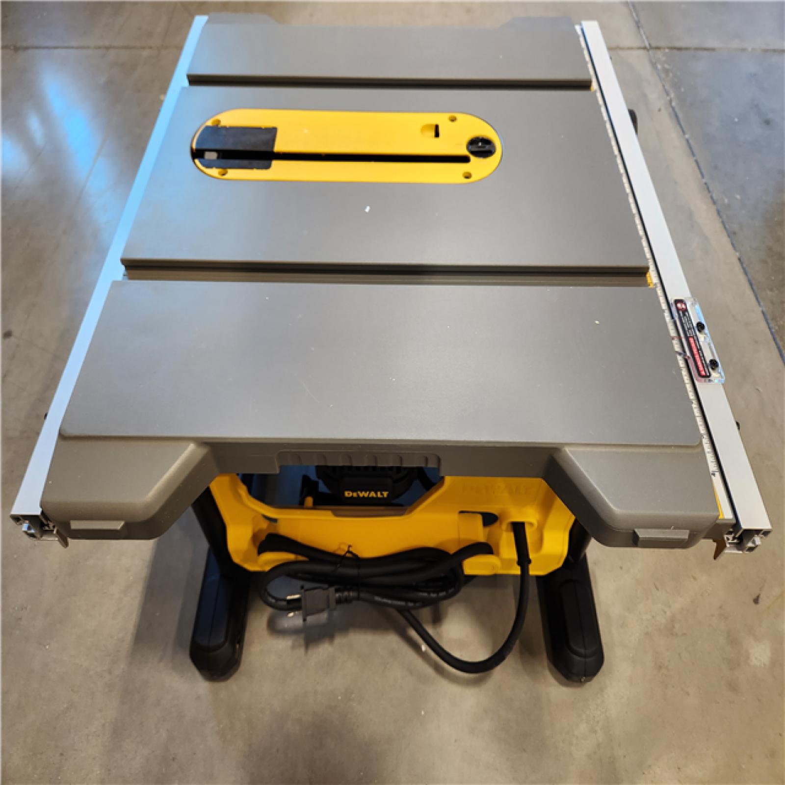 AS-IS DEWALT 15 Amp Corded 8-1/4 in. Compact Portable Jobsite Tablesaw