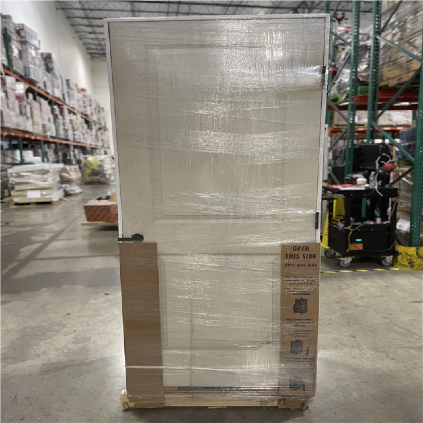 DALLAS LOCATION - 32 in. x 80 in. LH 2P Squaretop Hollow Core White Primed Composite Smooth Single Prehung Interior Door w/Bronze Hinges PALLET-(5 UNITS)