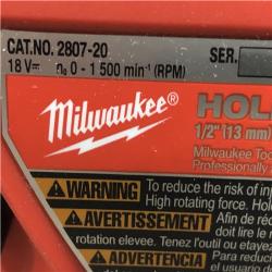AS-IS Milwaukee FUEL GEN II 18V Lithium-Ion Brushless Cordless 1/2 in. Hole Hawg Right Angle Drill (Tool-Only)