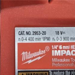 AS-IS Milwaukee FUEL 18V Cordless 1/4 in. Hex Impact Driver (Tool-Only)