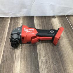 AS-IS Milwaukee FUEL 18V Lithium-Ion Brushless Cordless 4-1/2 in./5 in. Grinder with Variable Speed & Paddle Switch (Tool-Only)