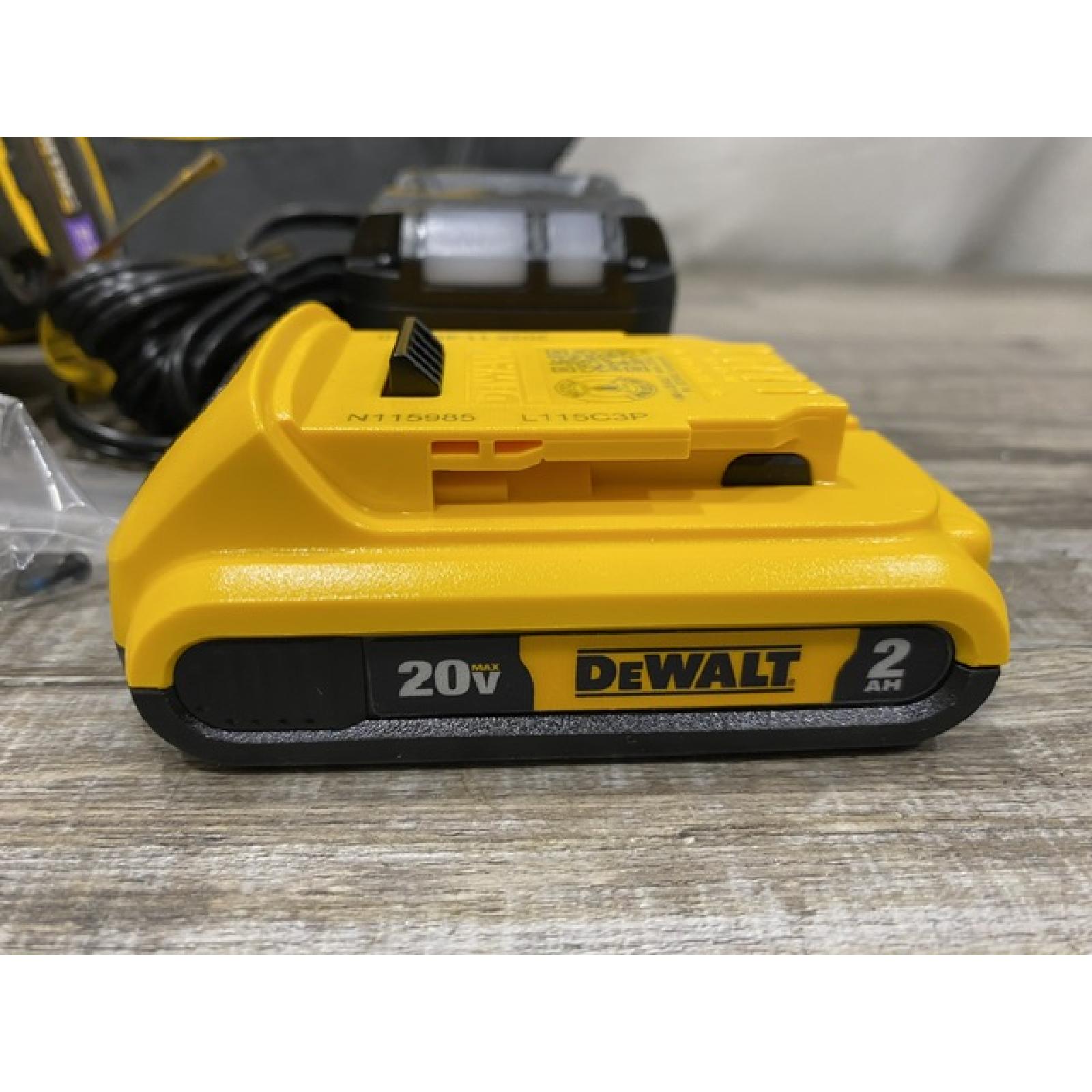 AS-IS DEWALT ATOMIC 20V MAX Lithium Ion Cordless 23 Gauge Pin Nailer Kit