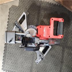 HOUSTON LOCATION - AS-IS Milwaukee M18 FUEL 7-1/4 in. Cordless Brushless Dual-Bevel Sliding Compound Miter Saw (TOOL ONLY)