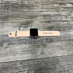 AS-IS Apple Watch Gen 3 Series 3 Cell 38mm Gold Aluminum - Pink Sand Sport