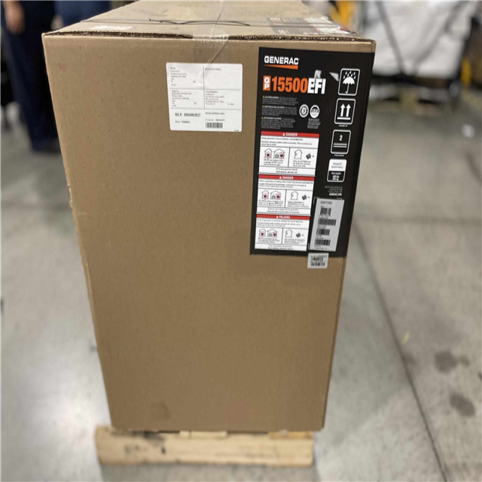 DALLAS LOCATION- NEW! Generac 19300 / 15500-Watt Gas Portable Generator with Electric Start