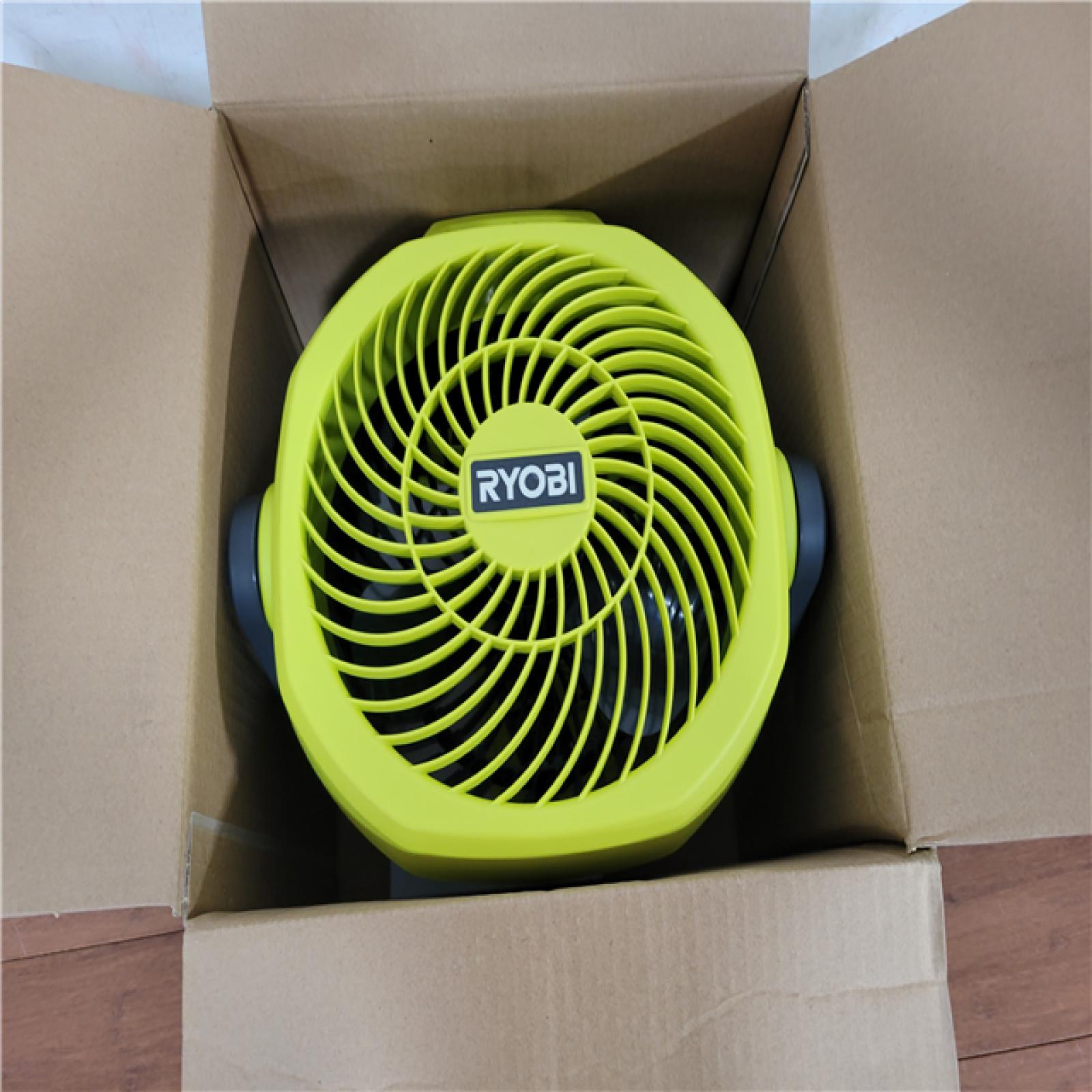 California NEW Ryobi One+ 18V Hybrid 7.5 Fan (Tool Only)