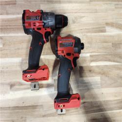 HOUSTON LOCATION - AS-IS Milwaukee FUEL 18V Lithium-Ion Brushless Cordless Hammer Drill and Impact Driver Combo Kit