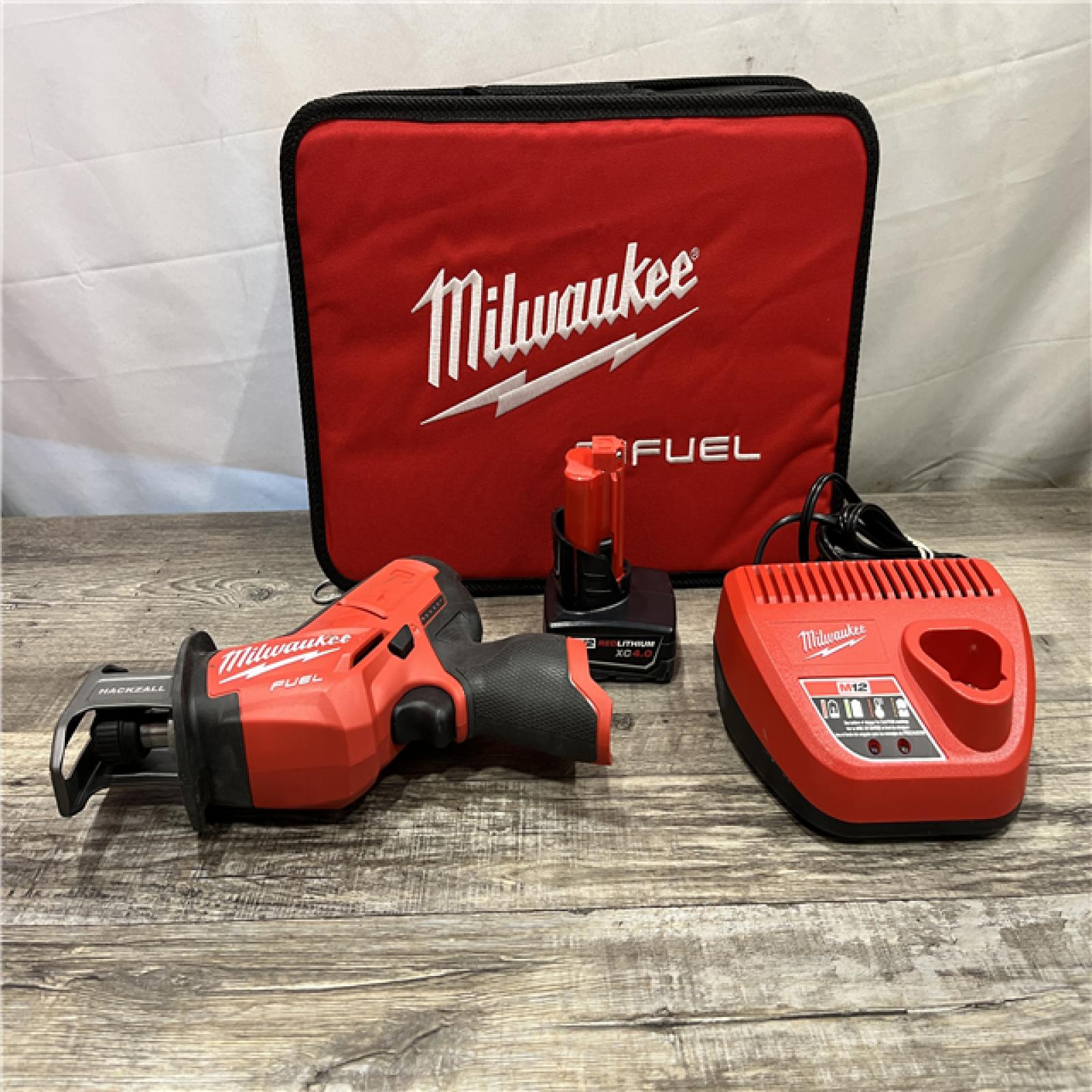 AS-IS Milwaukee FUEL 12V Lithium-Ion Brushless Cordless HACKZALL Reciprocating Saw Kit