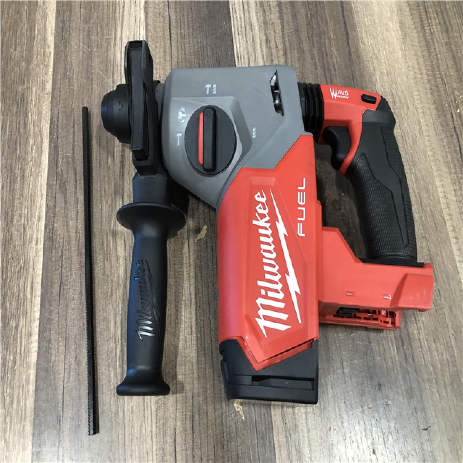 AS-IS Milwaukee FUEL 18V Lithium-Ion Brushless Cordless 1 in. SDS-Plus Rotary Hammer (Tool-Only)