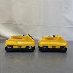 AS-IS - DeWalt 20V MAX Compact Lithium-Ion 3.0Ah Battery Pack (2 Pack)