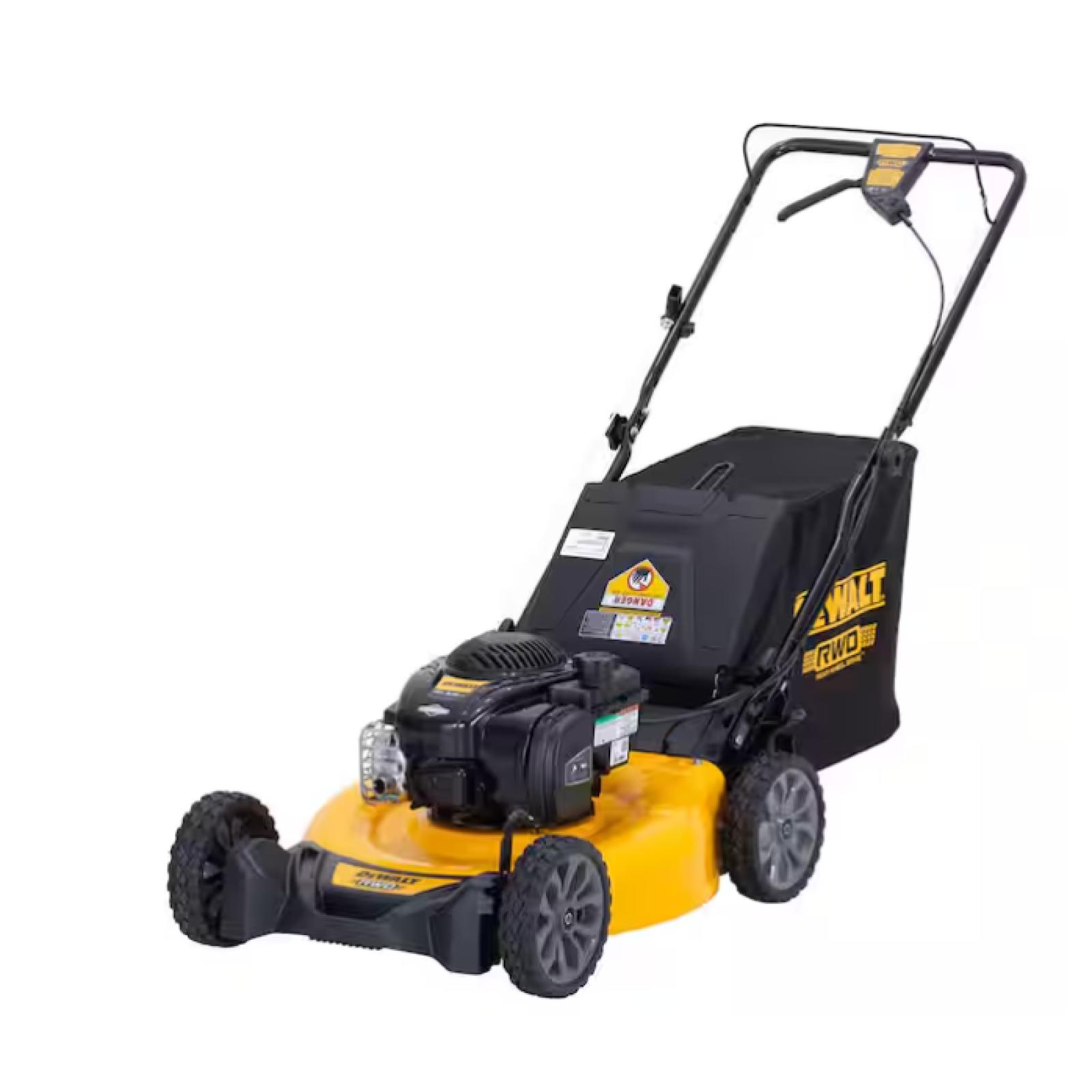 DALLAS LOCATION- DEWALT 21 in. 150cc Briggs and Stratton 625ex Engine GAS SELF PROPELLED LAWN MOWER