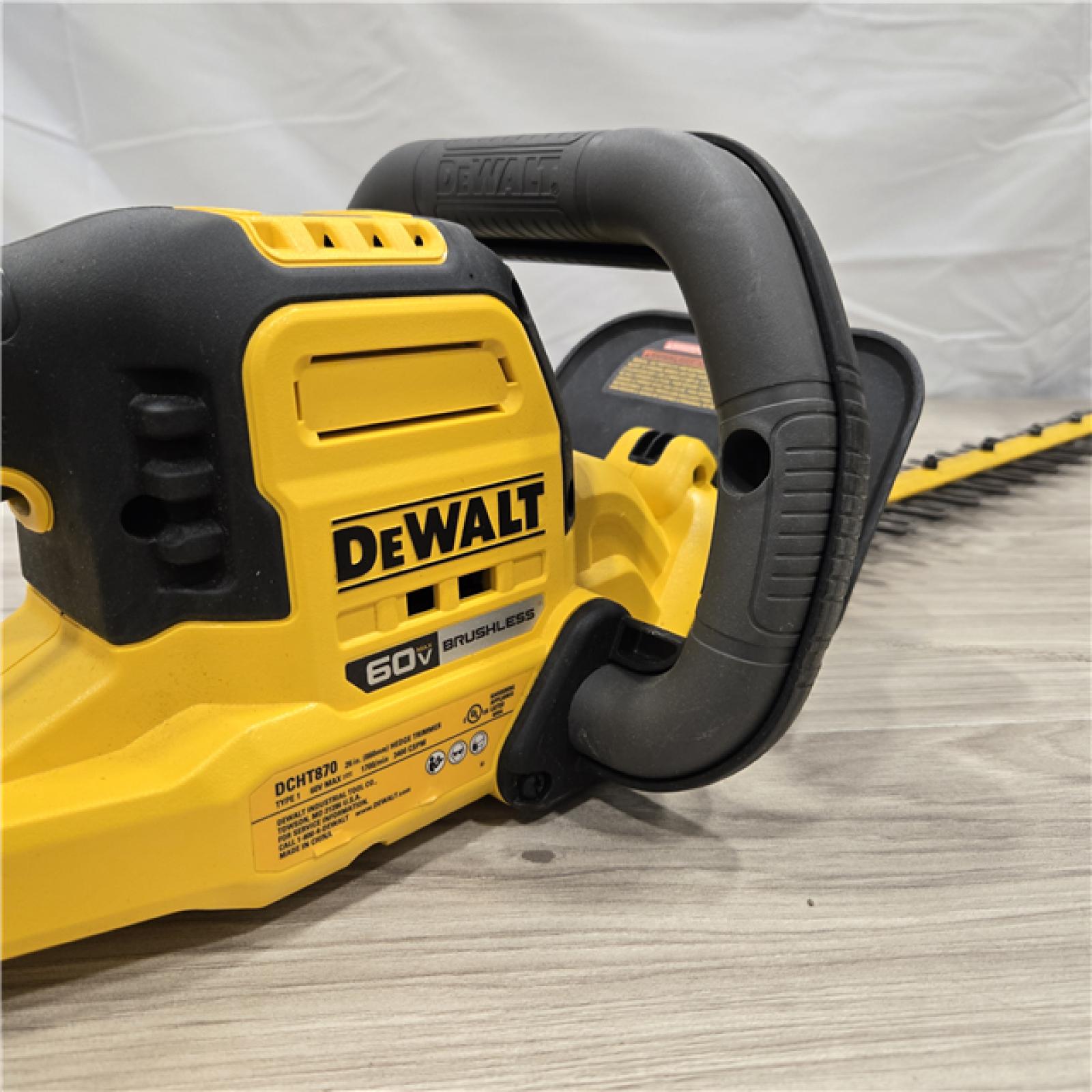 AS-IS FLEXVOLT 60V MAX Brushless Cordless Hedge Trimmer (Tool Only)