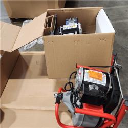 Dallas Location - As-Is RIDGID K-400 Feed Drain Cleaning Snake Auger(Lot Of 2)