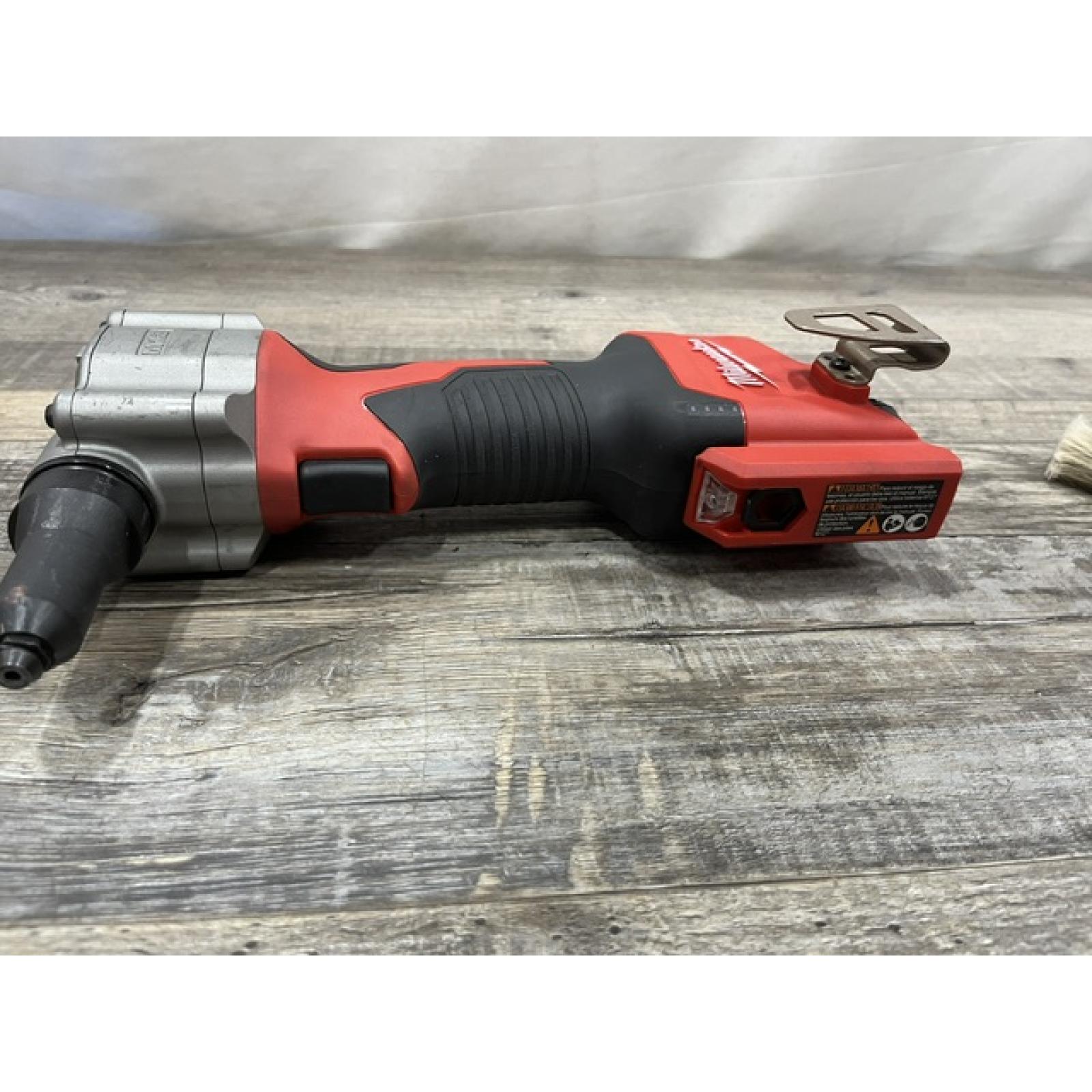 AS-IS Milwaukee 12-Volt Lithium-Ion Cordless Rivet Tool (Tool-Only)