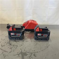 AS-IS- Milwaukee M18 18-Volt Lithium-Ion XC Starter Kit with Two 5.0Ah Batteries and Charger