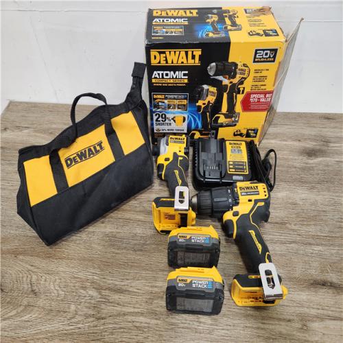 Phoenix Location NEW DEWALT 20V MAX Lithium-Ion Brushless Cordless 2 Tool Combo Kit with (2) 1.7Ah Batteries, Charger, and Bag