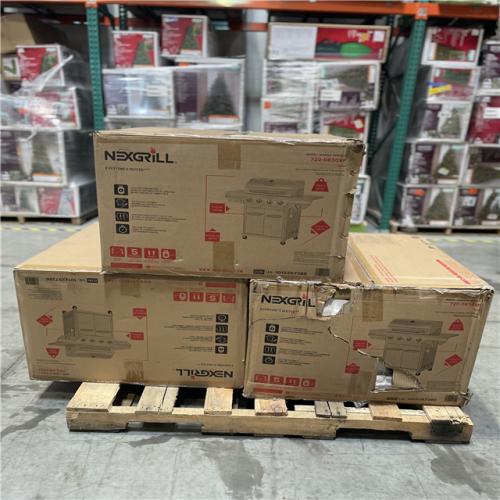 DALLAS LOCATION- 4 Burner Stainless Steel Propane Gas Grill PALLET (3 UNITS)