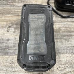 AS-IS DEWALT 20V MAX XR POWERSTACK Lithium-Ion Battery Starter Kit with 3.5Ah Battery and Charger