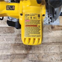 HOUSTON LOCATION - AS - IS DEWALT 20V MAX Cordless Brushless 6-1/2 in. Sidewinder Style Circular Saw (Tool Only)