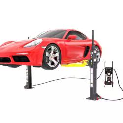 DALLAS LOCATION- MAX JAX MK7 Symmetric Portable 2 Post Car Lift with 7,000 lbs. Weight Capacity and 110V Power Unit Included