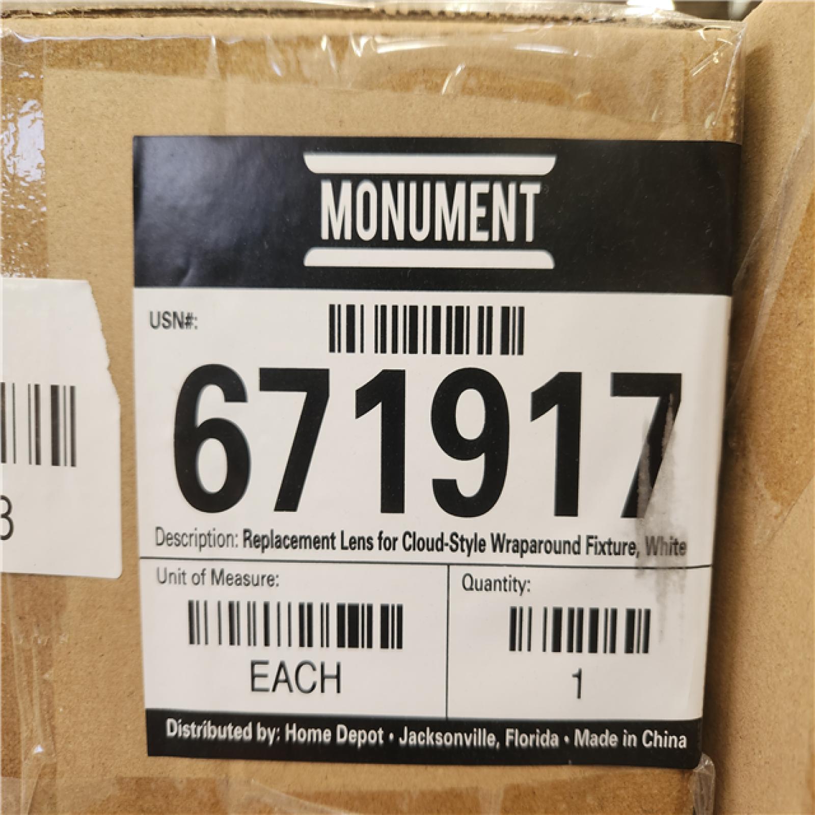 Phoenix NEW 48 in. x 18 in. Replacement Lens for Cloud Style Wraparound Fixture  White Pallet of 21