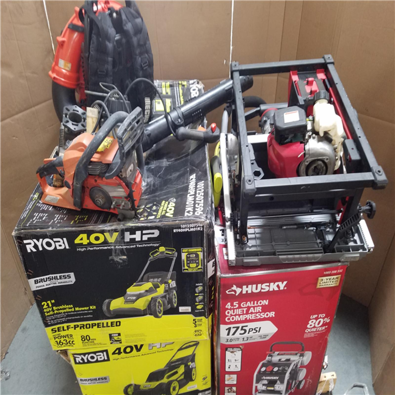 CALIFORNIA AS-IS OUTDOOR POWER EQUIPMENT