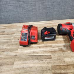 HOUSTON LOCATION - AS - IS Milwaukee 12/18V Lithium-Ion Cordless 3/8 in. Ratchet and 1/2 in. High Torque Impact Wrench W/ BATTERY & CHARGER