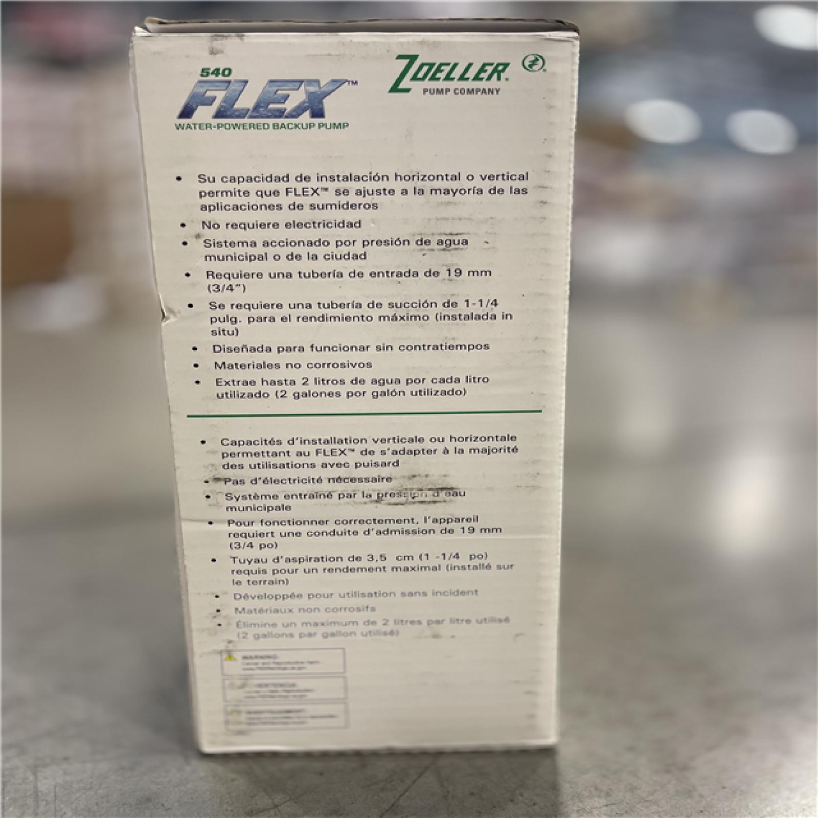 NEW! - 540 FLEX®Water Powered Backup