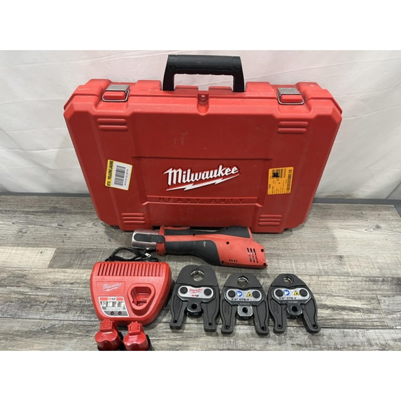 AS-IS Milwaukee 12-Volt Lithium-Ion Force Logic Cordless Press Tool Kit