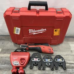 AS-IS Milwaukee 12-Volt Lithium-Ion Force Logic Cordless Press Tool Kit