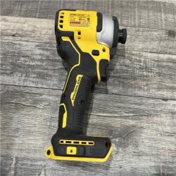 AS-IS DEWALT Atomic 20V Max Lithium-Ion Brushless Cordless Compact 1/4 in. Impact Driver Kit