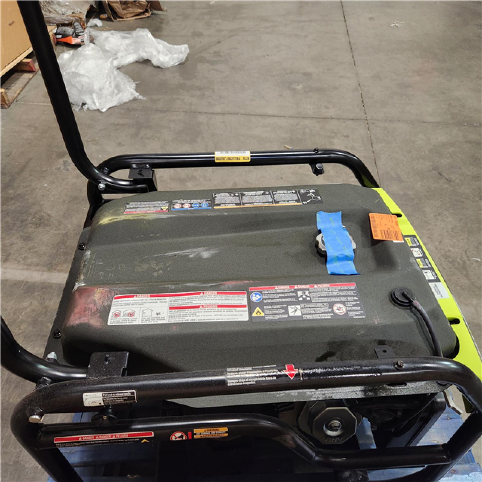 Dallas Location - As-Is RYOBI 6,500-Watt Gasoline Portable Generator