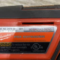 AS-IS Milwaukee Cordless PEX Expansion Tool Kit