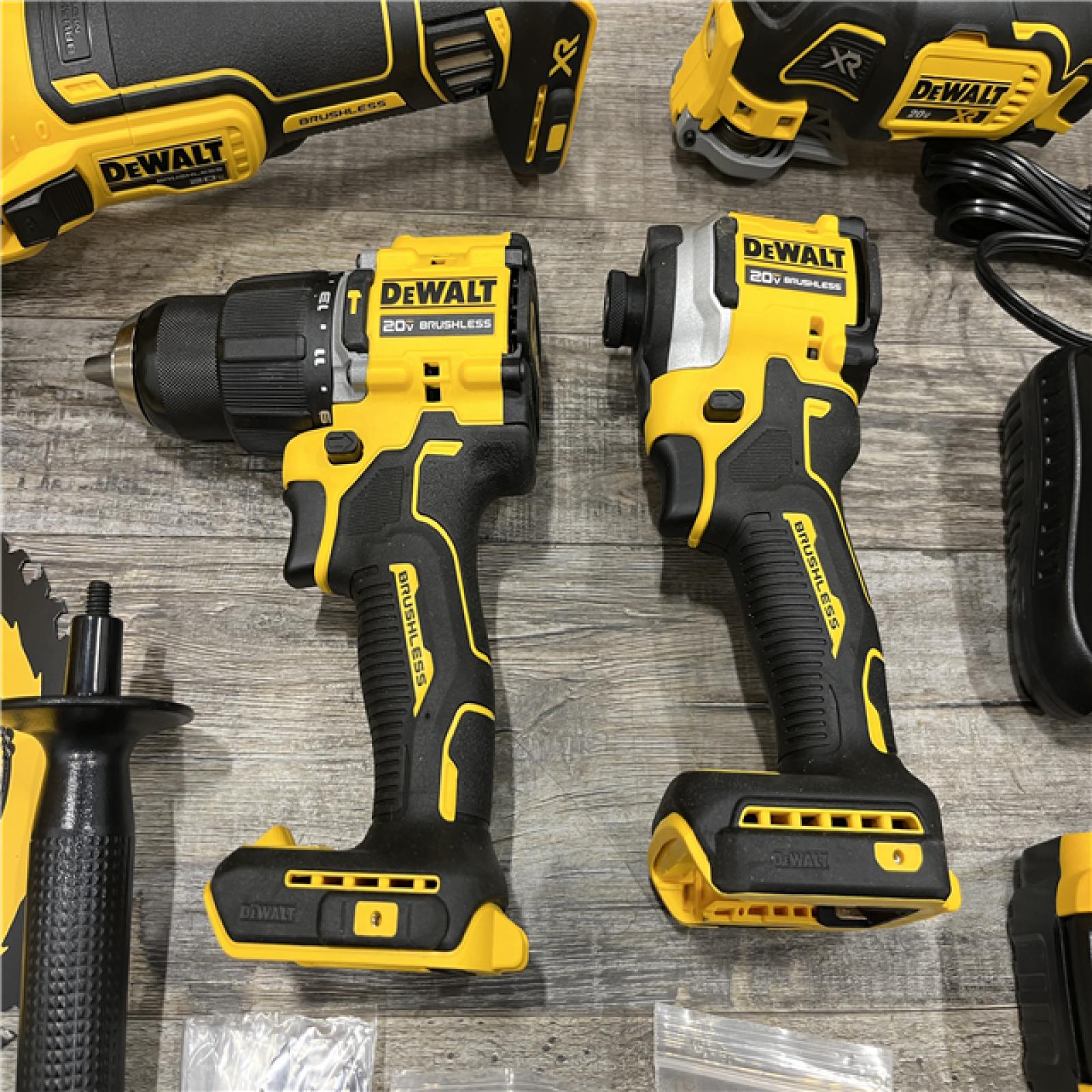 AS-IS DEWALT 20V MAX Lithium-Ion Cordless 6-Tool Combo Kit