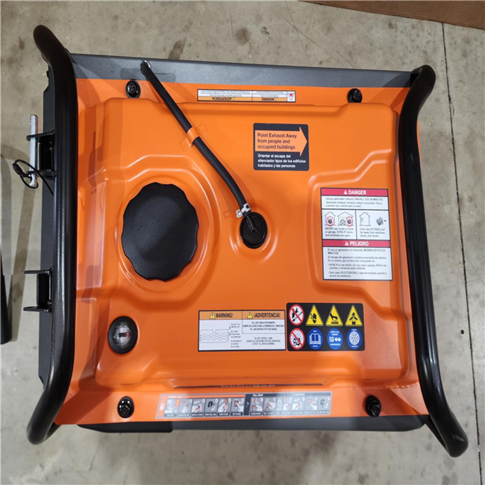 HOUSTON LOCATION - AS - IS 5000/4500 ELECTRIC START DUAL FUEL PORTABLE GENERATOR