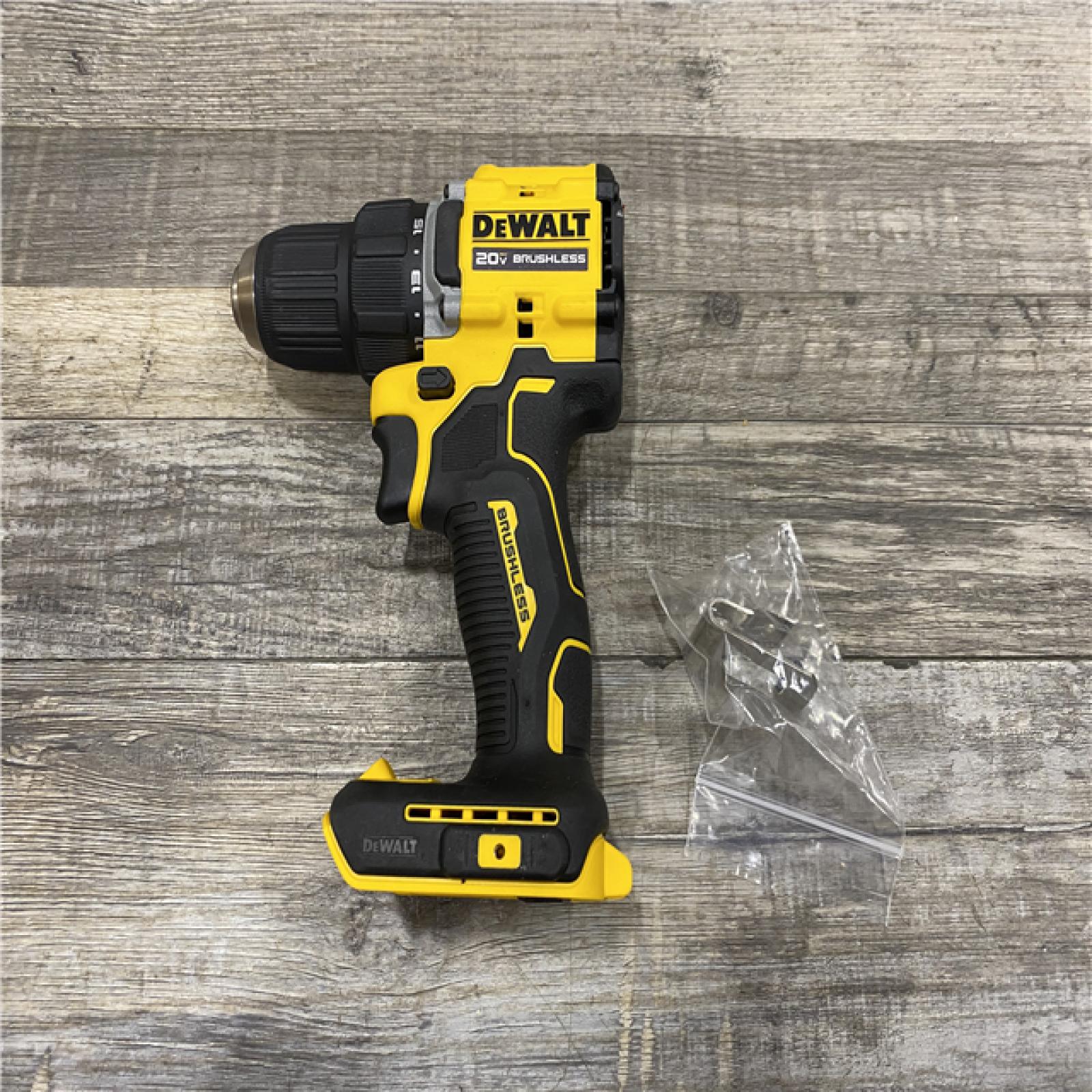 AS-IS DEWALT ATOMIC 20-Volt MAX Brushless Cordless 1/2 in. Drill Driver (Tool-Only)