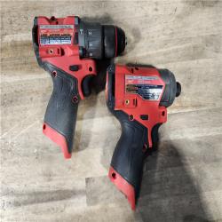HOUSTON LOCATION - AS-IS Milwaukee 3497-22 12V Brushless Hammer Drill and Impact Driver Combo Kit
