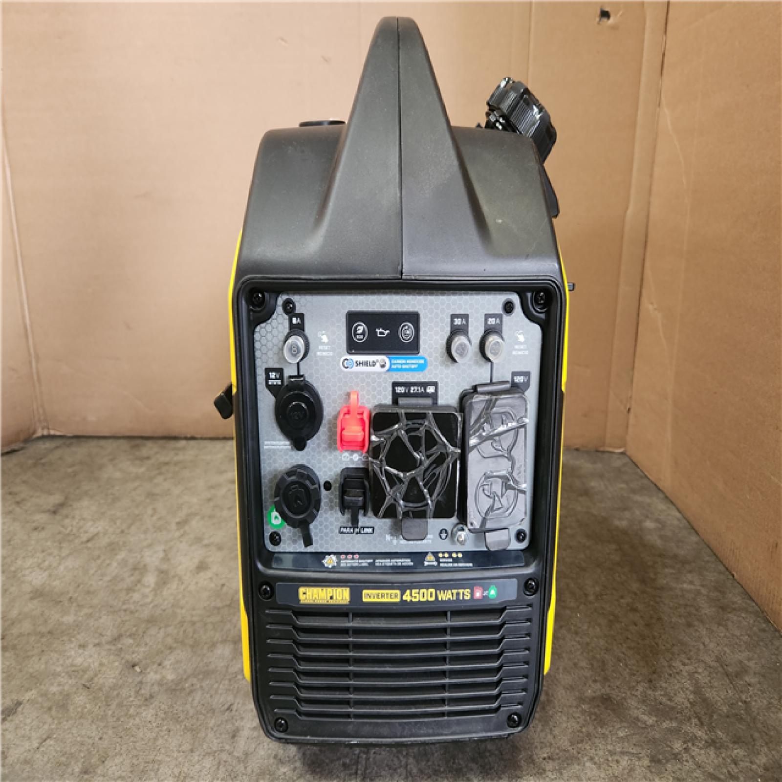 Phoenix Champion Power Equipment 4500/3250-Watt Recoil Start Gasoline/Propane Powered Dual Fuel Inverter Generator with Quiet Technology and CO Shield