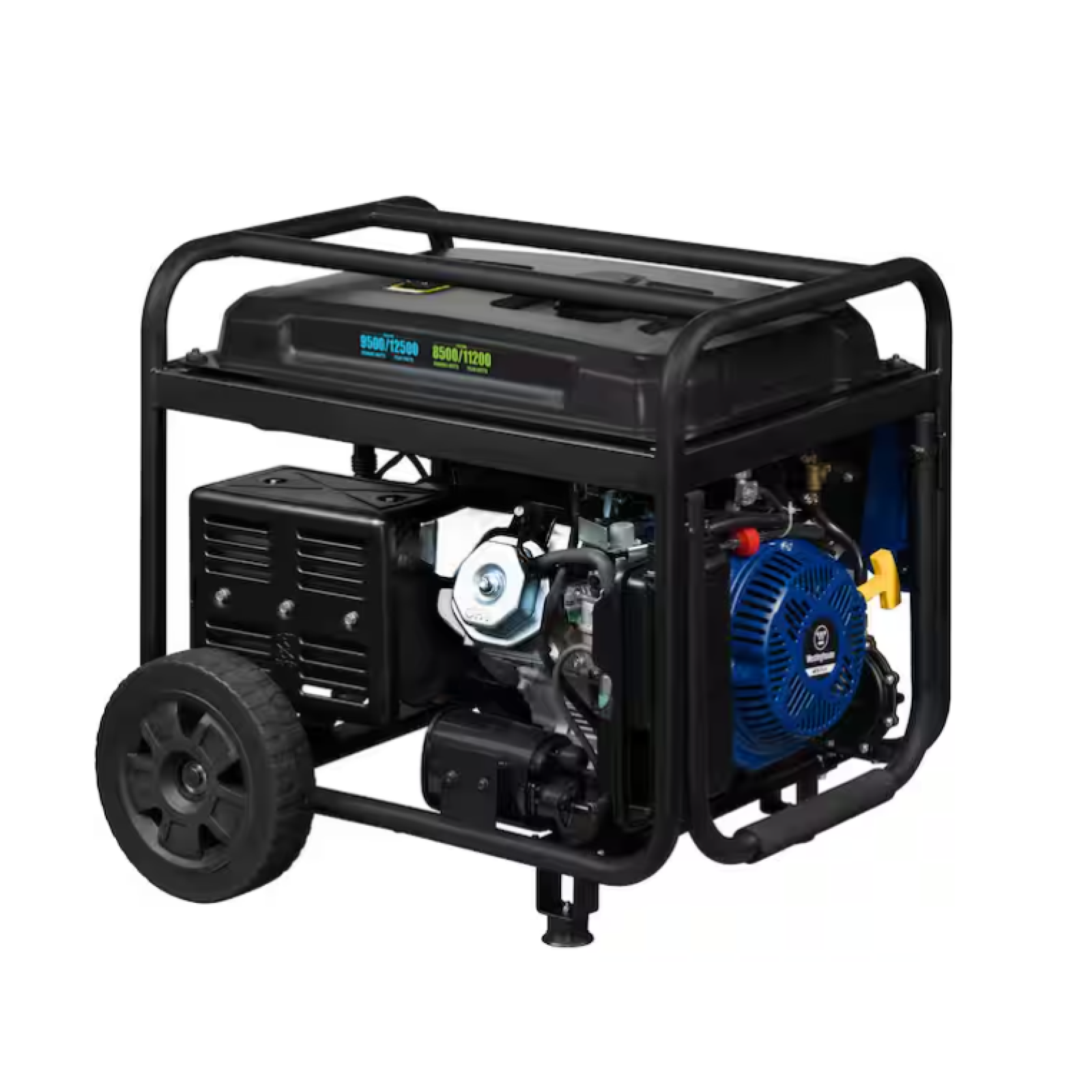 DALLAS LOCATION- 12 500/9 500-Watt Remote Electric Start Dual Fuel Gas/Propane Powered Portable Generator