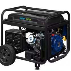 DALLAS LOCATION- 12 500/9 500-Watt Remote Electric Start Dual Fuel Gas/Propane Powered Portable Generator