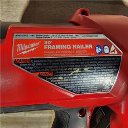 HOUSTON LOCATION - AS-IS M18 FUEL 3-1/2 in. 18-Volt 30-Degree Lithium-Ion Brushless Cordless Framing Nailer (Tool-Only)
